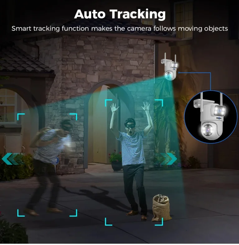 Hiseeu WK-4HS03: a kétlencsés biztonság éjjel-nappal 7