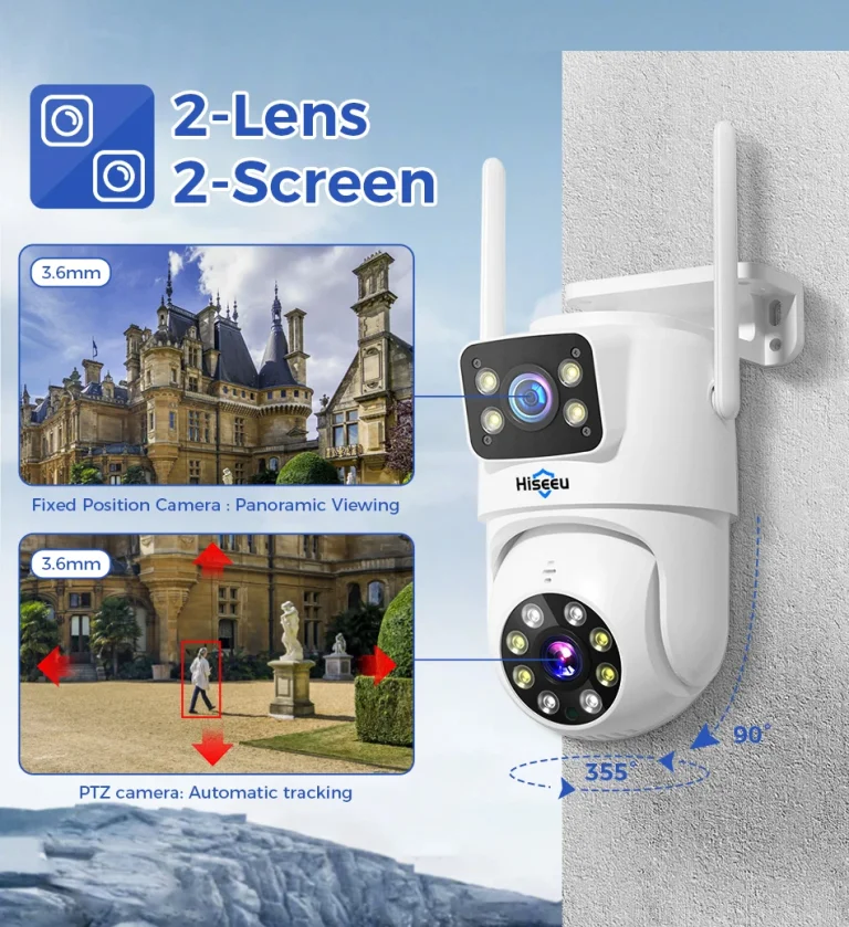 Hiseeu WK-4HS03: a kétlencsés biztonság éjjel-nappal 3