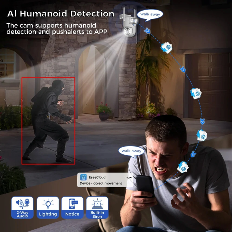 Hiseeu WK-4HS03: a kétlencsés biztonság éjjel-nappal 13