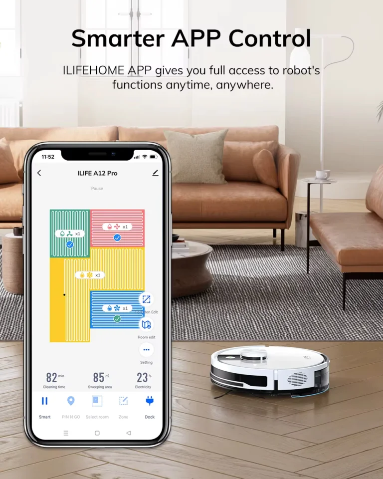 Ints búcsút a pornak az önürítős ILIFE A12 Pro porszívóval 7