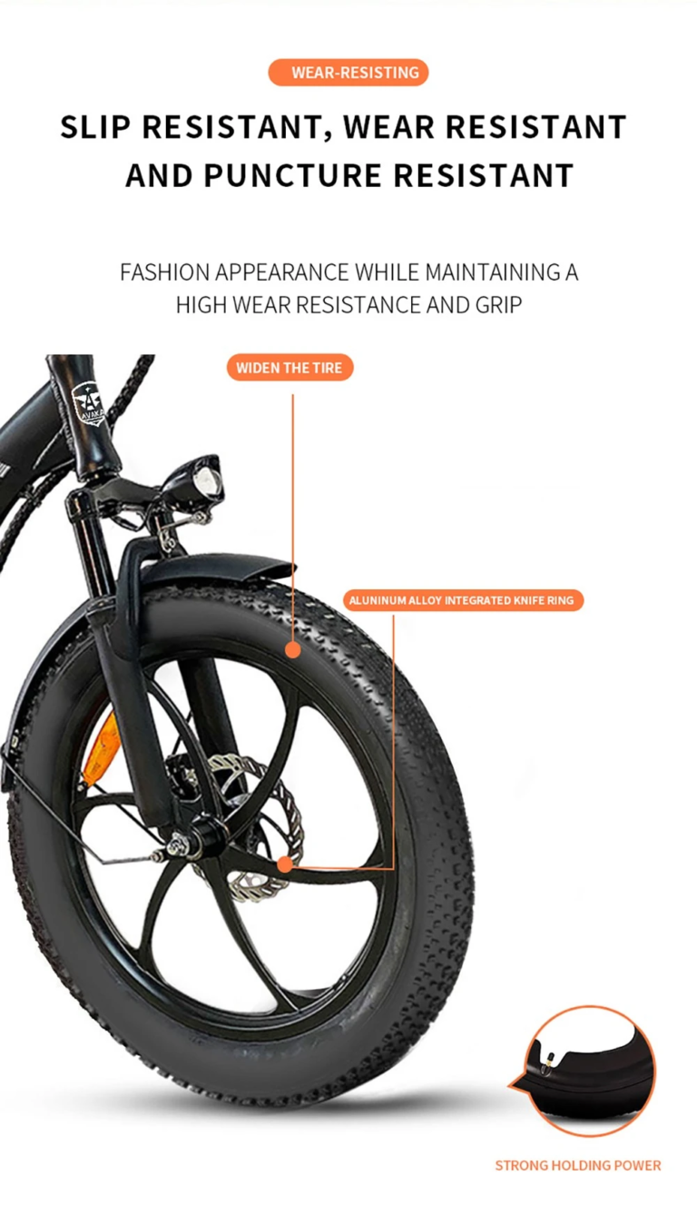 AVAKA BZ20 PLUS e-bike: siess, mert más gurul el vele 13