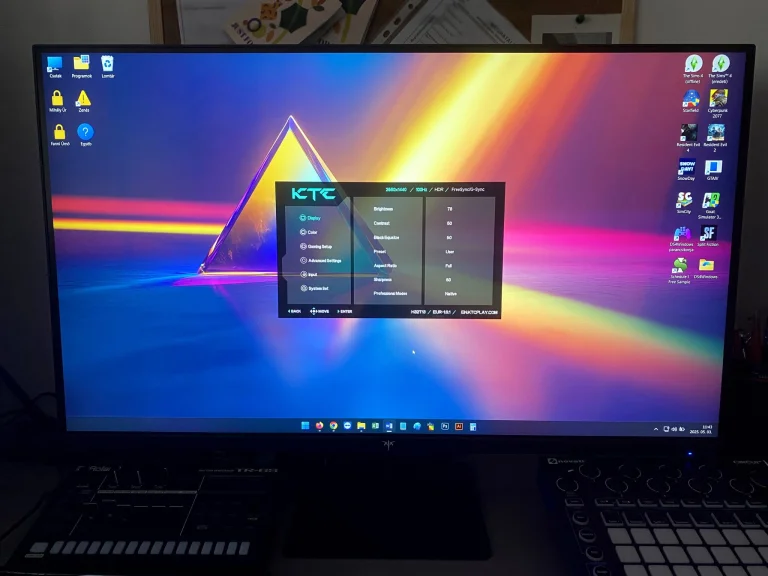 KTC H32T13 gamer monitor teszt 3