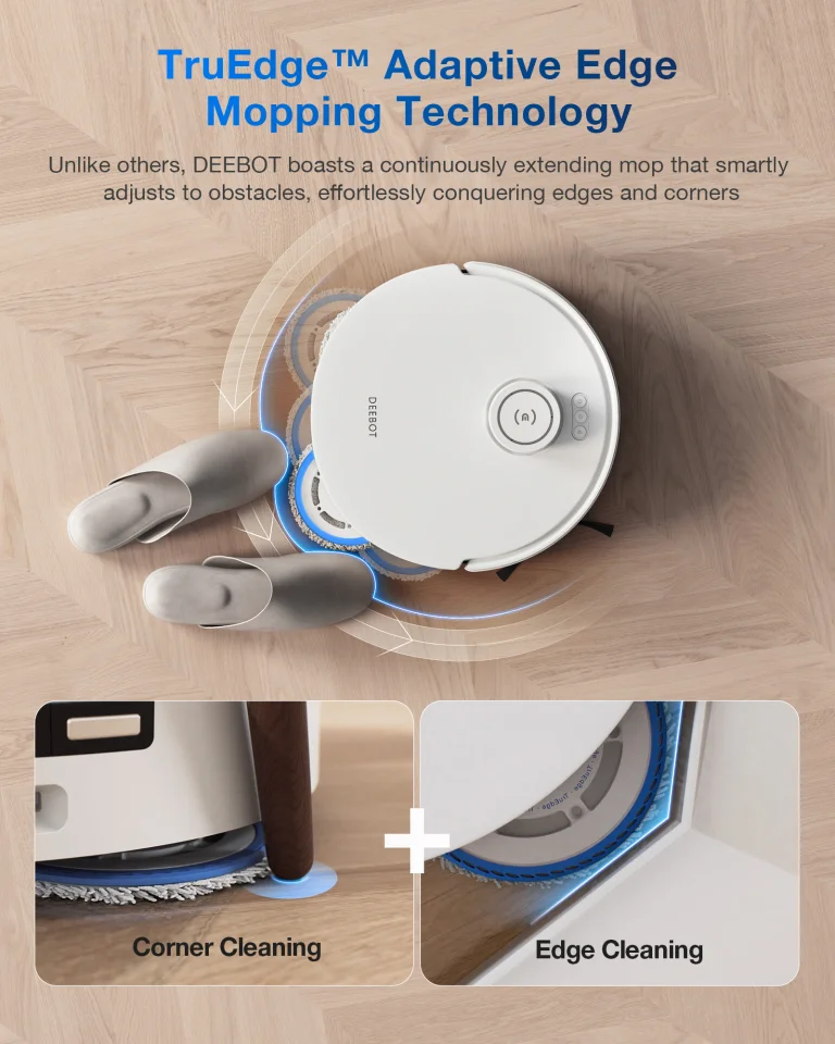 ECOVACS T30 PRO: önürítő, önmosó, önszárító robot 5