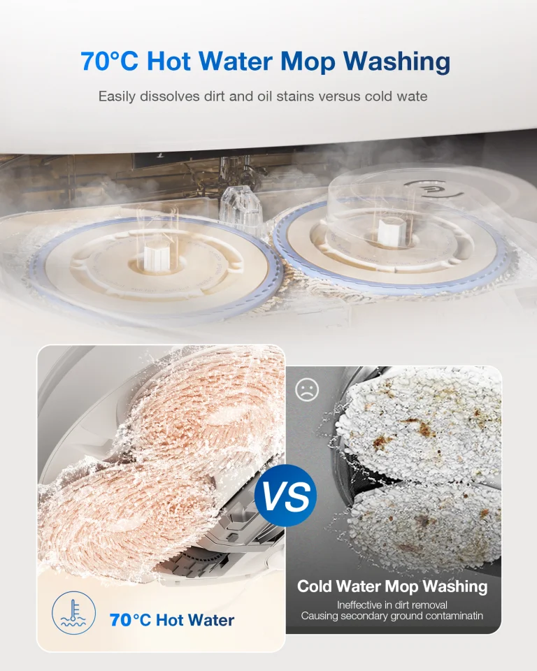 ECOVACS T30 PRO: önürítő, önmosó, önszárító robot 8