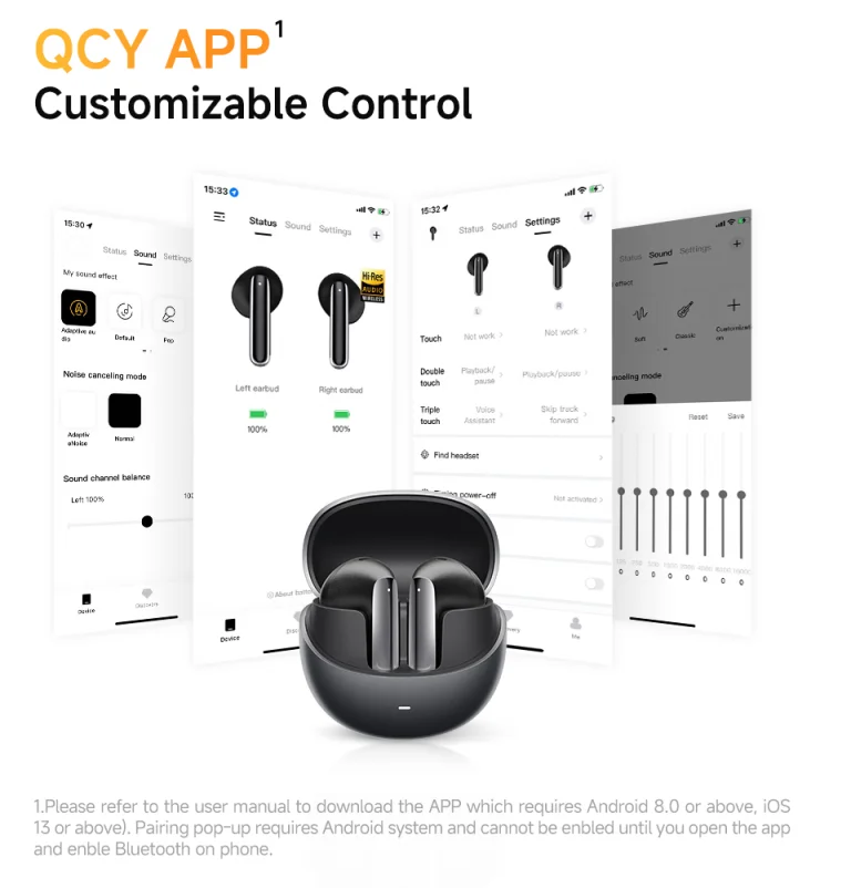 QCY fülhallgatók a kompromisszummentes hangzásért 24