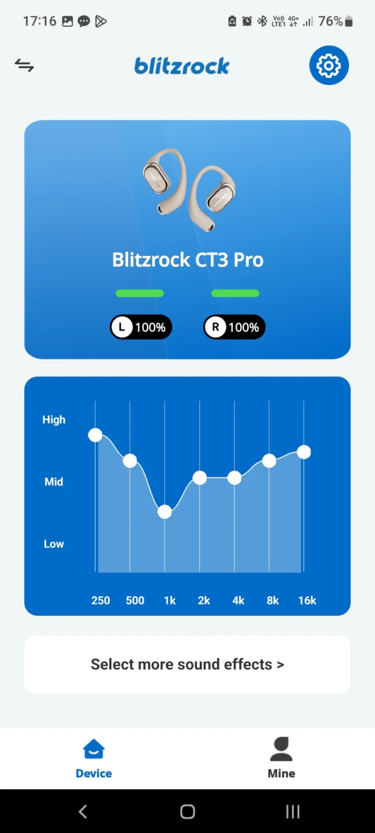 BlitzRock CT3 Pro Bluetooth fülhallgató teszt 22