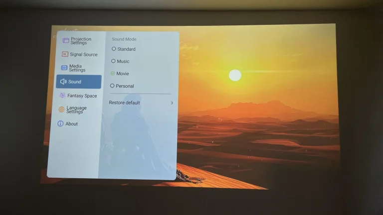 ETOE Whale Pro projektor teszt 18