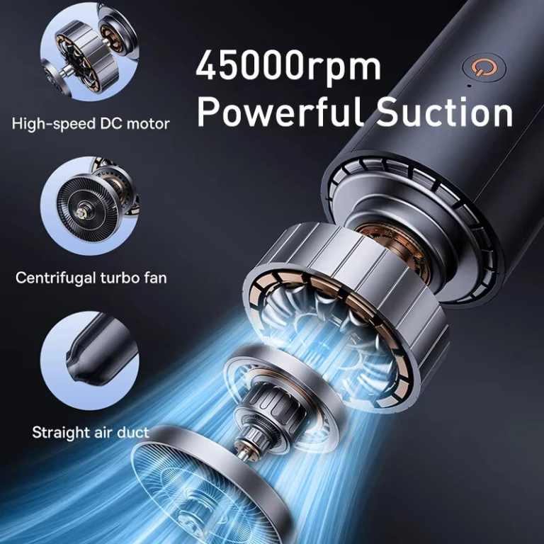 Baseus A0 Pro, a mini porszívó, ami bárhová veled tart 13