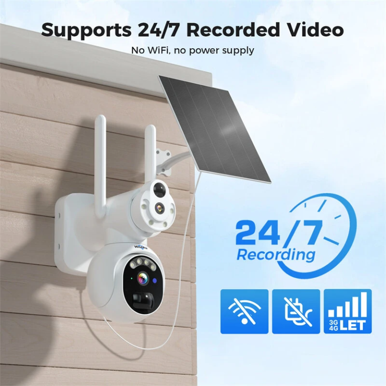 HISEEU TDS04E kamera: amikor a napfény őrzi a területet 4