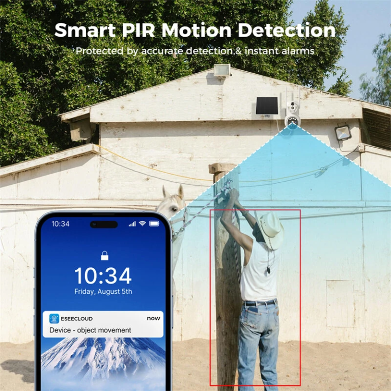 HISEEU TDS04E kamera: amikor a napfény őrzi a területet 6