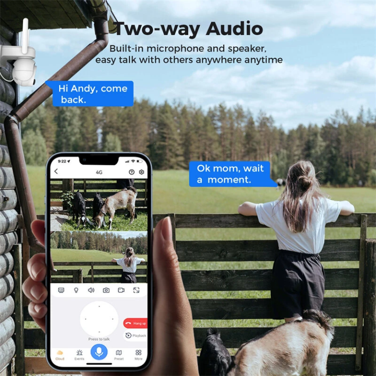 HISEEU TDS04E kamera: amikor a napfény őrzi a területet 7