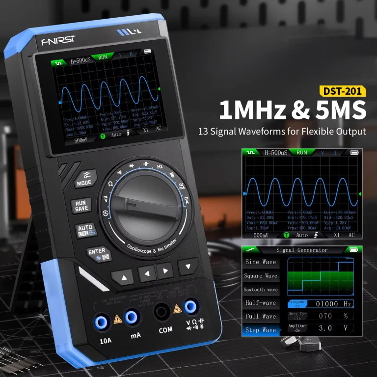 Villanyászok álma: a FNIRSI DST-201 multiméter 4