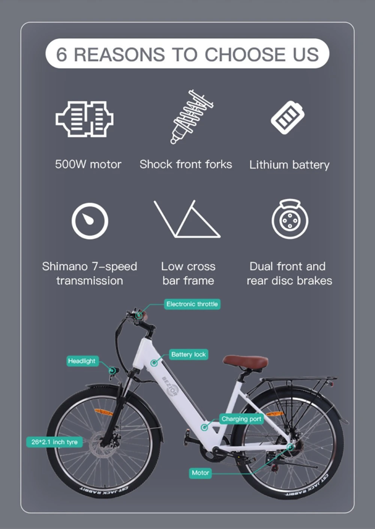 Rejtett akku, brutál nyomaték – Ez a Bezior M3 e-bike 11