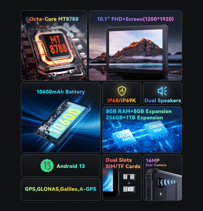 Cubot TAB KINGKONG: vízálló, porálló, azaz mindenálló 6