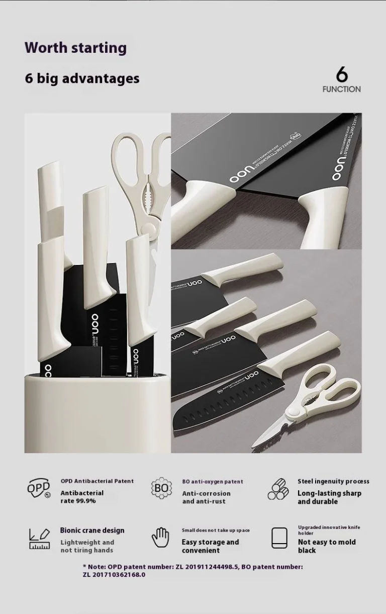 Ha a konyha a vászon, akkor ez az OOU késkészlet a paletta 8