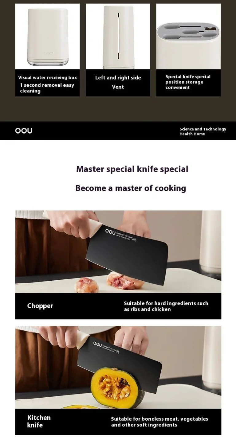 Ha a konyha a vászon, akkor ez az OOU késkészlet a paletta 9