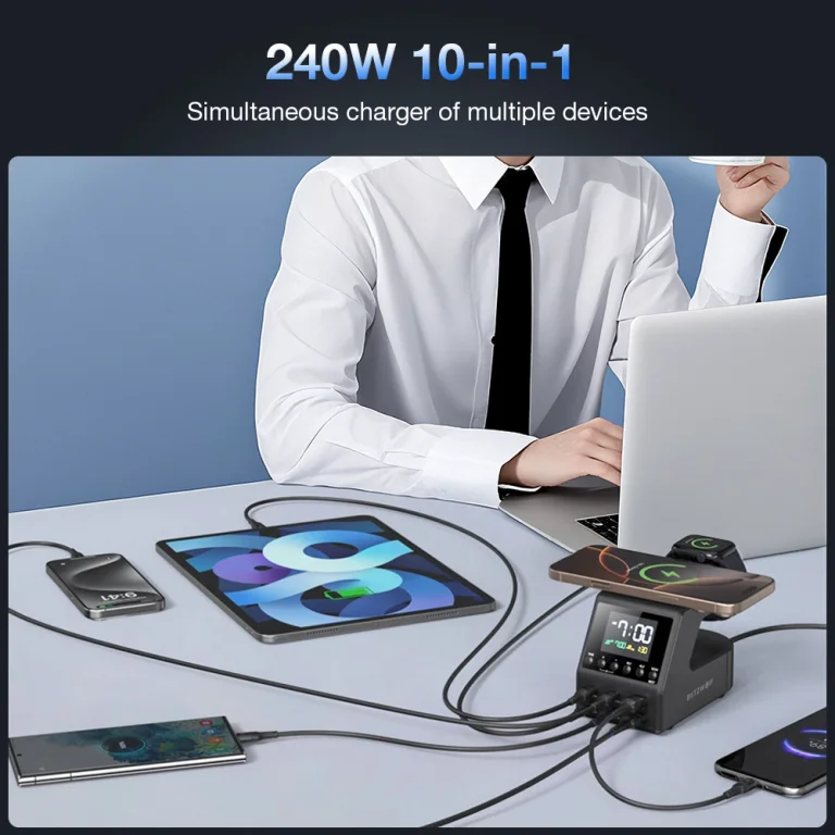 A BlitzWolf BW-FW10 ébreszt, 10 eszközt tölt és jól néz ki 13