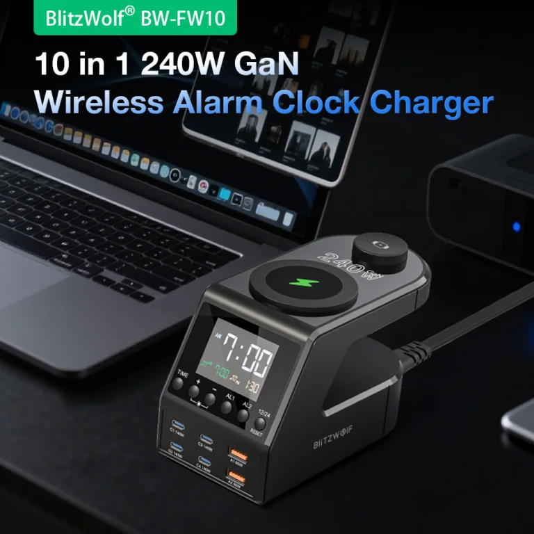 A BlitzWolf BW-FW10 ébreszt, 10 eszközt tölt és jól néz ki 8