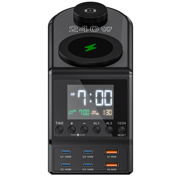 A BlitzWolf BW-FW10 ébreszt, 10 eszközt tölt és jól néz ki 4