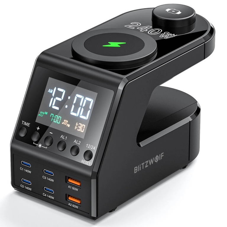 A BlitzWolf BW-FW10 ébreszt, 10 eszközt tölt és jól néz ki 3