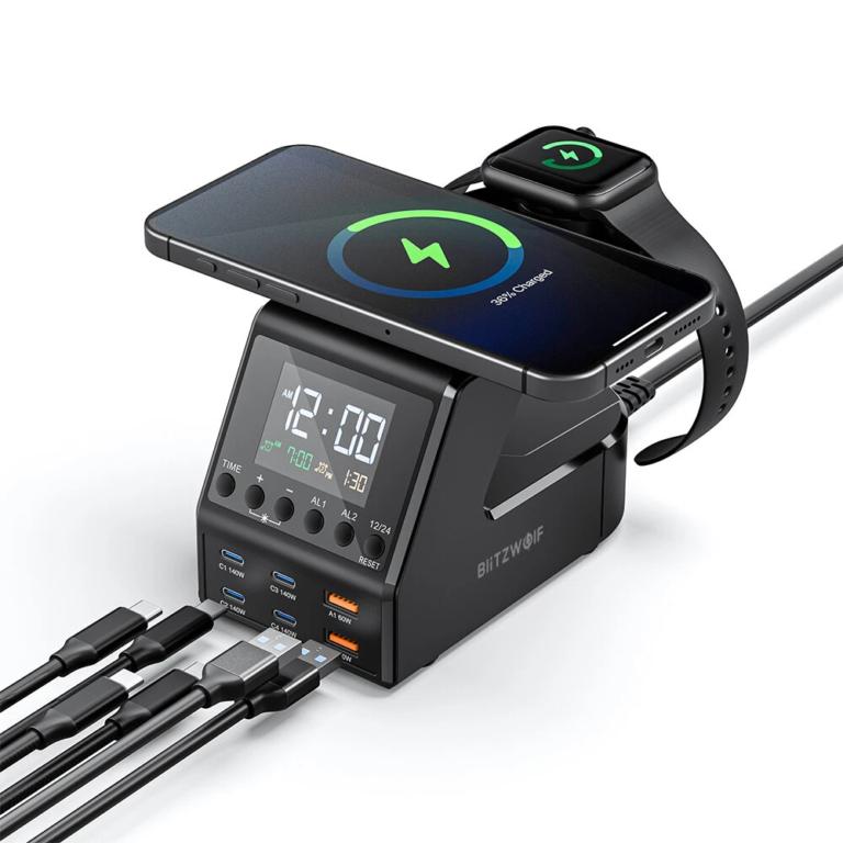 A BlitzWolf BW-FW10 ébreszt, 10 eszközt tölt és jól néz ki 2