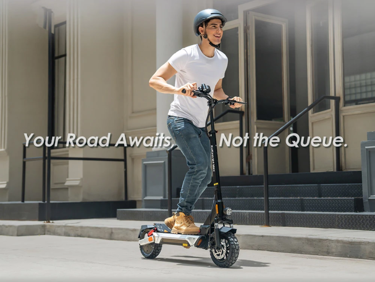 KuKirin M4 Max e-roller: 800 watt, 45 km/h, és te 3