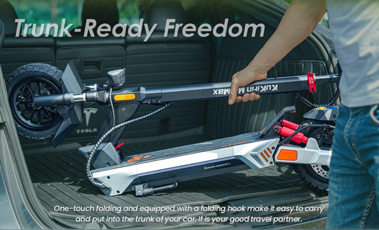 KuKirin M4 Max e-roller: 800 watt, 45 km/h, és te 12