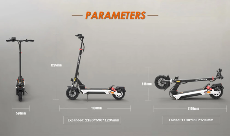 KuKirin M4 Max e-roller: 800 watt, 45 km/h, és te 14