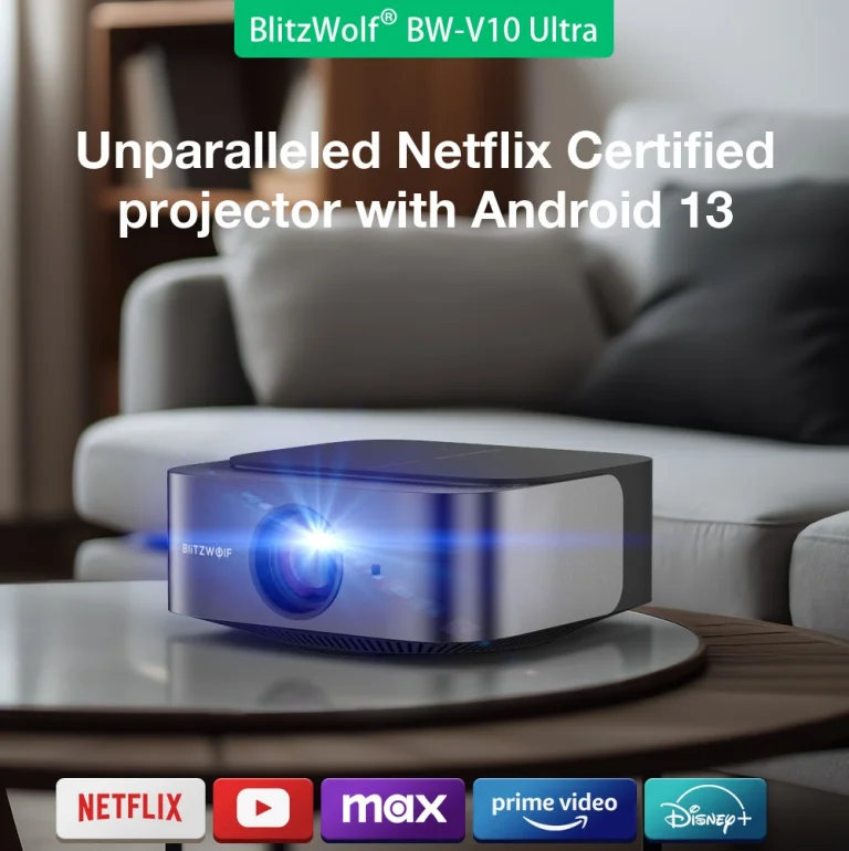 BlitzWolf BW-V10 Ultra projektor teszt 3