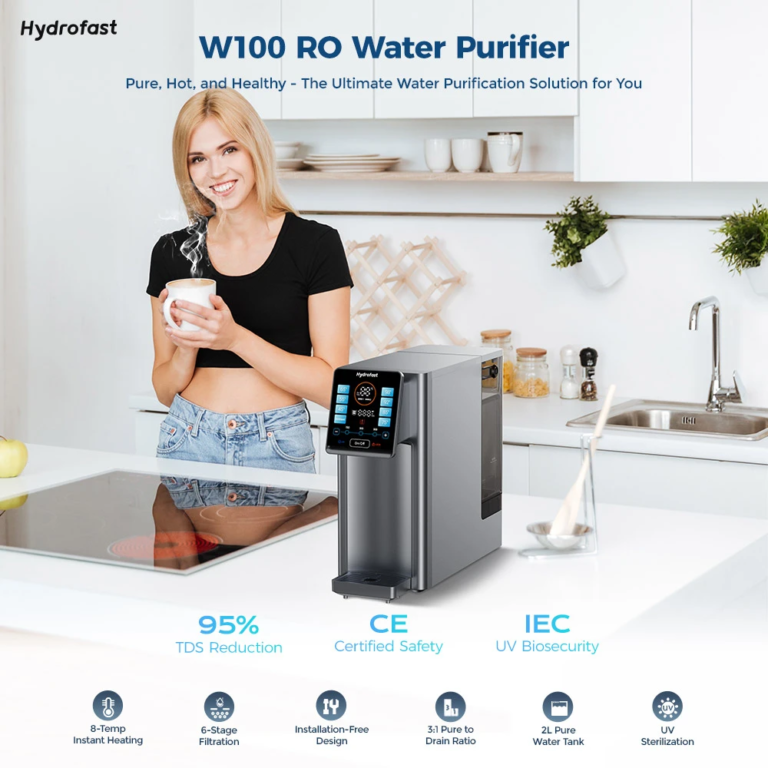 Una solución inteligente para el agua del grifo: aquí está el Hydrofast W100 3
