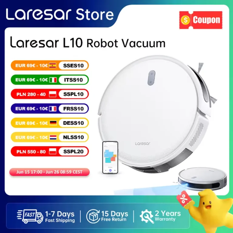 A Laresar L10 robotporszívó okos, halk és nagyon alapos 2