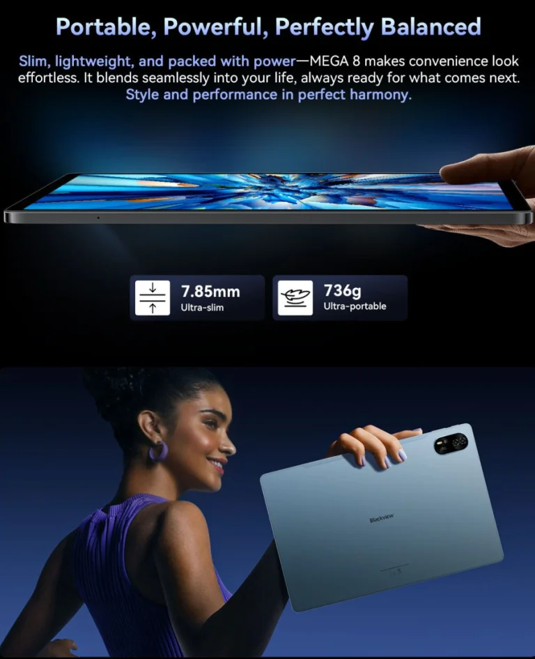 Gigászi belépő: itt az új Blackview Mega 8 tablet 17