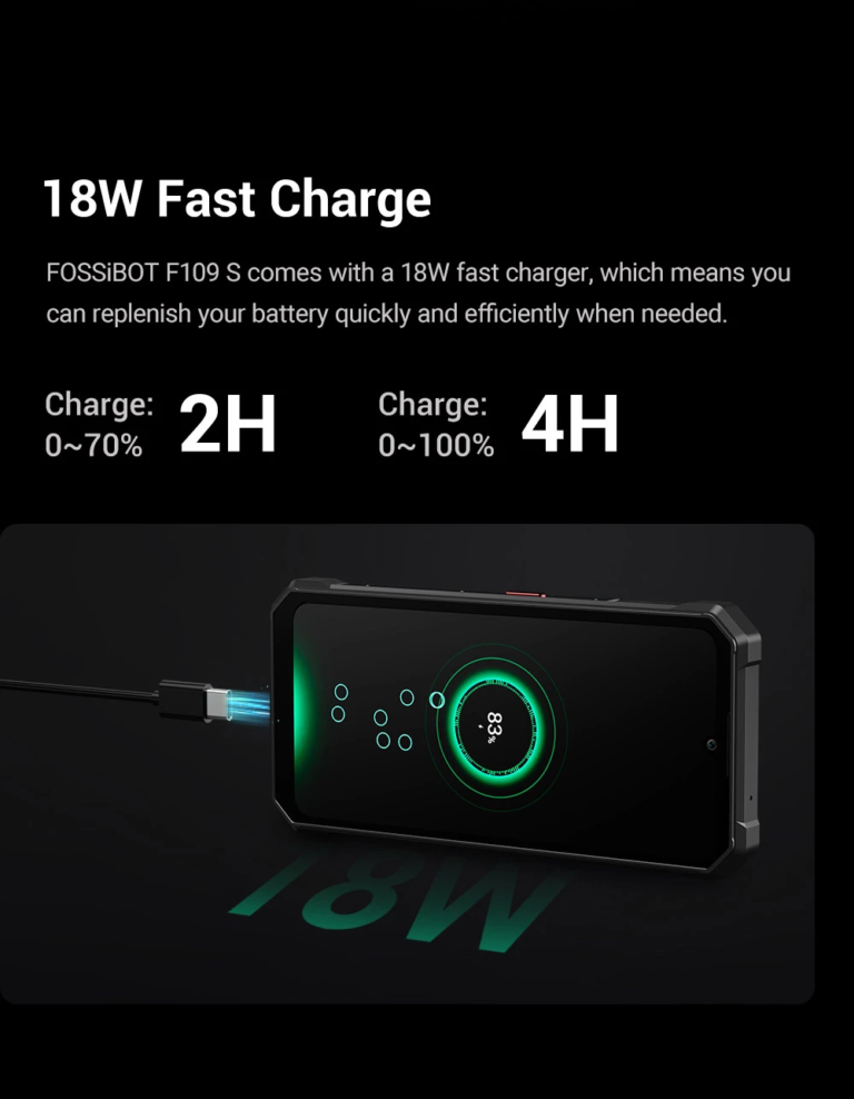 A FOSSiBOT F109S strapateló 1 hétig is bírja töltés nélkül 13