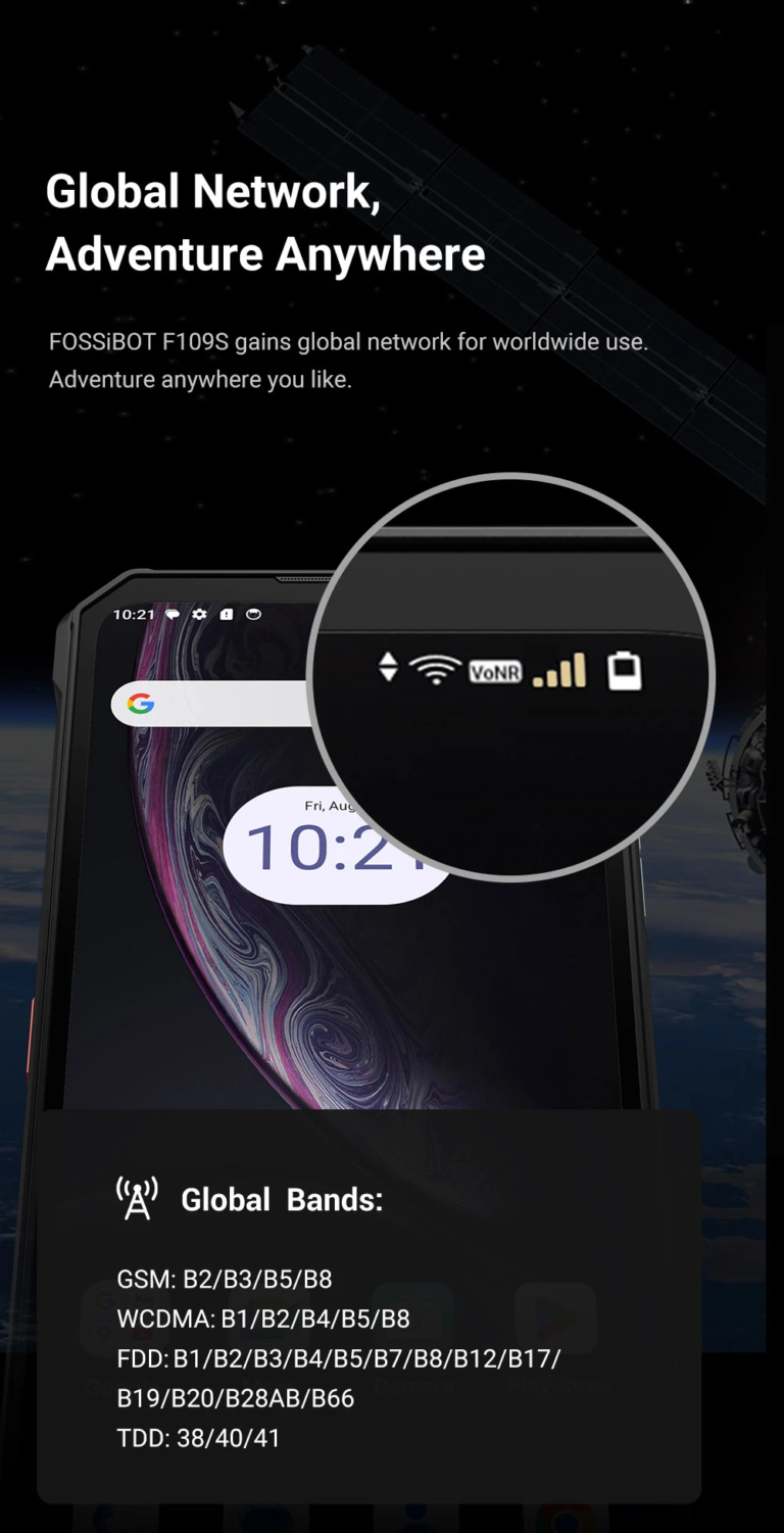 A FOSSiBOT F109S strapateló 1 hétig is bírja töltés nélkül 19