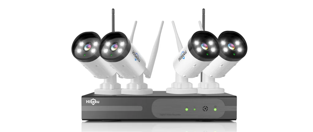 A Hiseeu WK-4HBFO3 kamerarendszer lát, hallgat, beszél 1