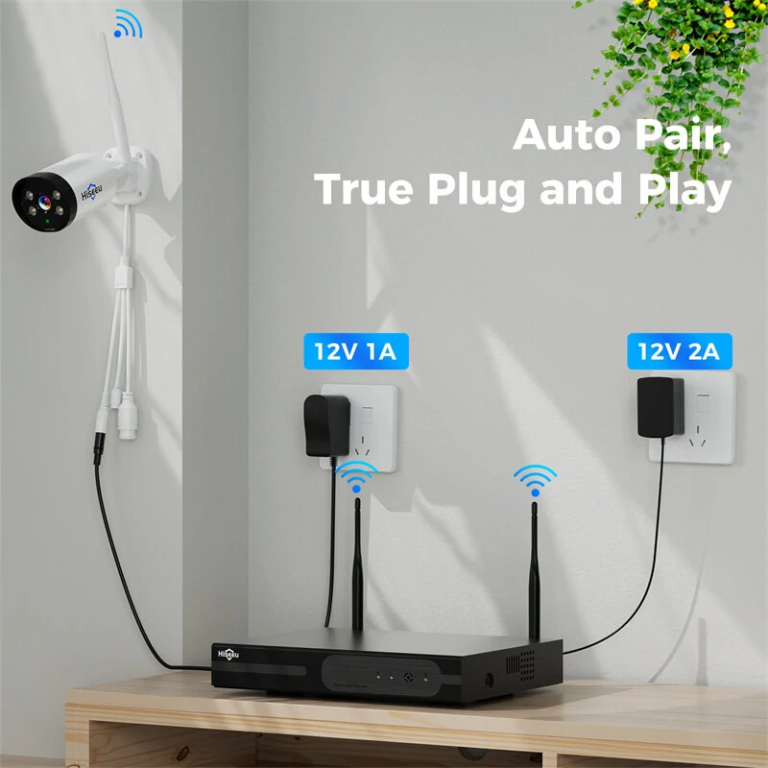 A Hiseeu WK-4HBFO3 kamerarendszer lát, hallgat, beszél 3