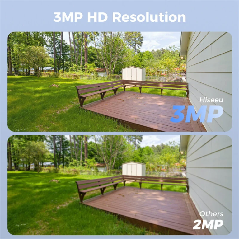 A Hiseeu WK-4HBFO3 kamerarendszer lát, hallgat, beszél 8