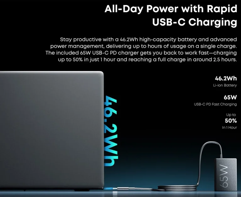 Fémházba zárt középkategória: CHUWI CoreBook X laptop 2