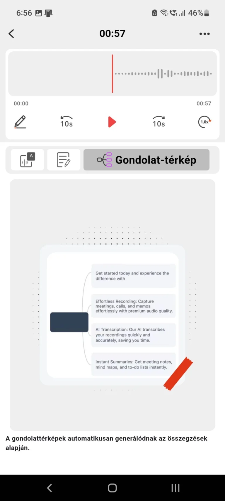 NOTE A3 AI hangrögzítő teszt 19