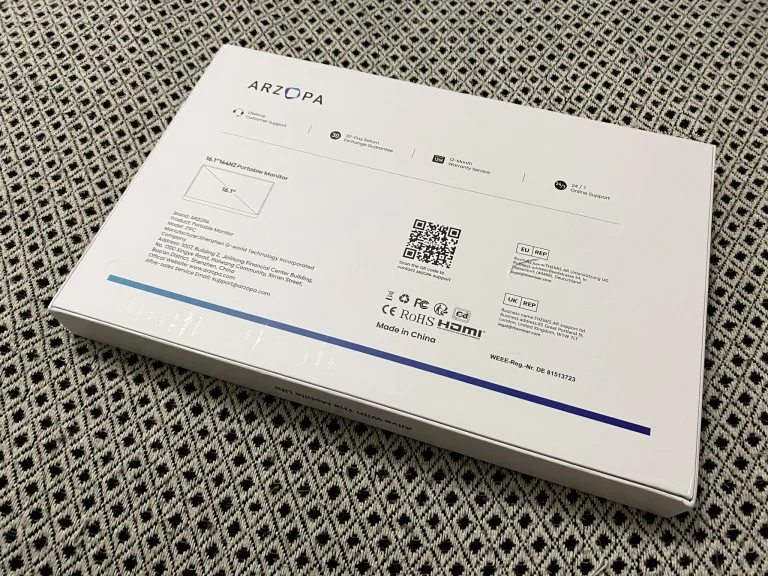 Arzopa Z1FC hordozható gamer monitor teszt 13