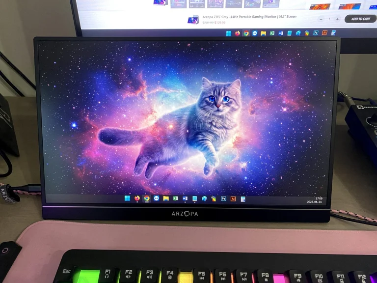 Arzopa Z1FC hordozható gamer monitor teszt 25