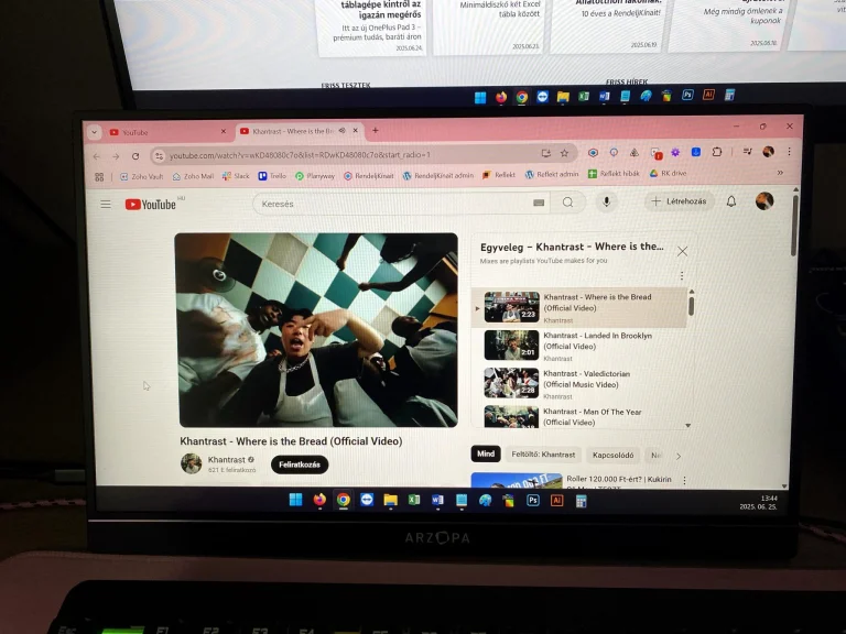 Arzopa Z1FC hordozható gamer monitor teszt 33