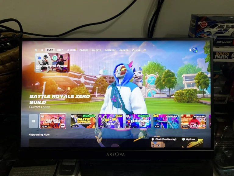 Arzopa Z1FC hordozható gamer monitor teszt 37