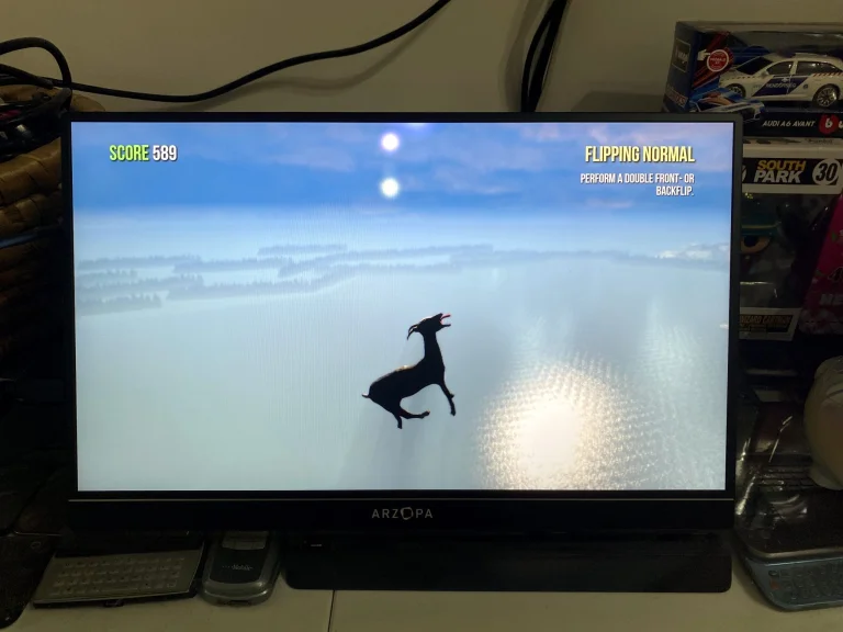 Arzopa Z1FC hordozható gamer monitor teszt 43