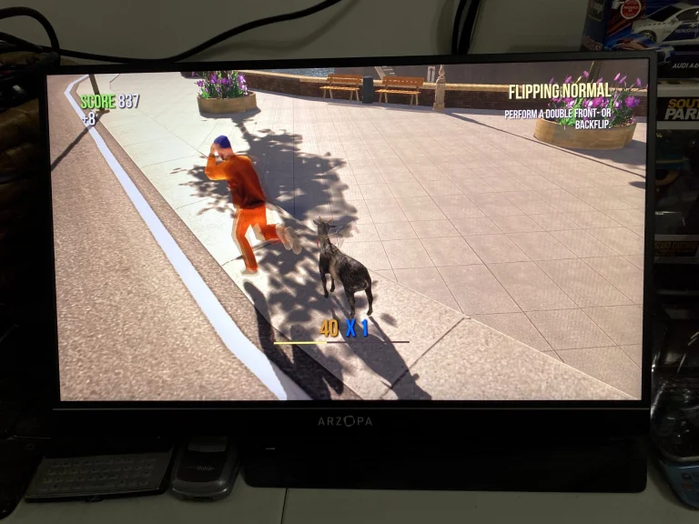 Arzopa Z1FC hordozható gamer monitor teszt 45