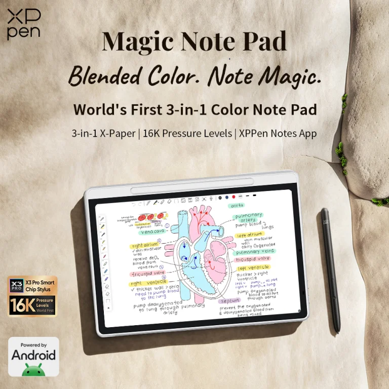 XPPen Magic Note Pad: papírszerű írásélmény, tablet erővel 5