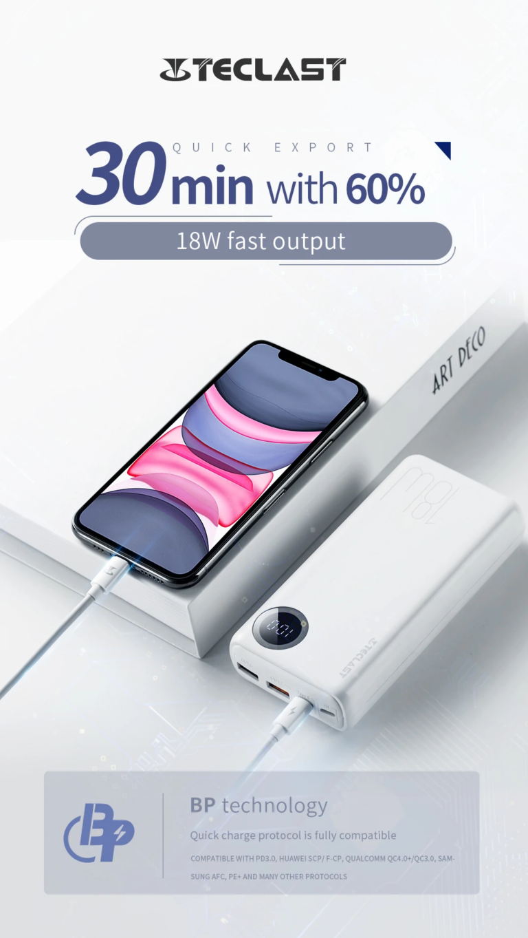 A TECLAST T200H Pro power bank papíron nagyon meggyőző 8