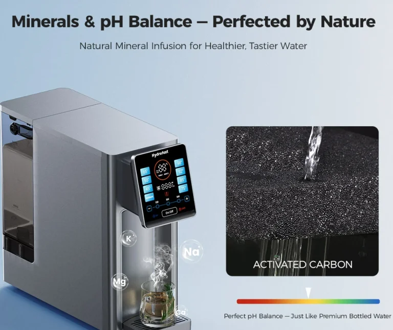 Tiszta vizet a pohárba a Hydrofast W100 víztisztítóval 2