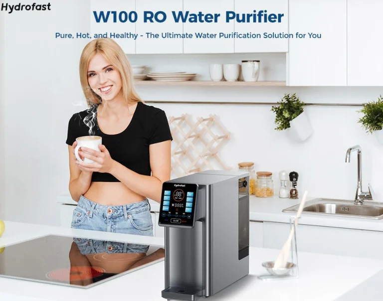 Tiszta vizet a pohárba a Hydrofast W100 víztisztítóval 3