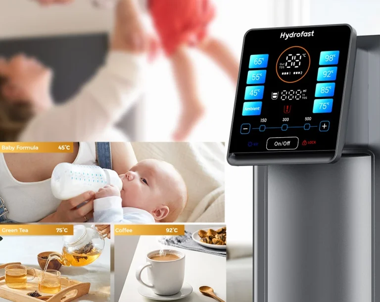 Tiszta vizet a pohárba a Hydrofast W100 víztisztítóval 4